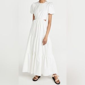 WAYF Women's Plaza Cut Out Tiered Maxi Dress